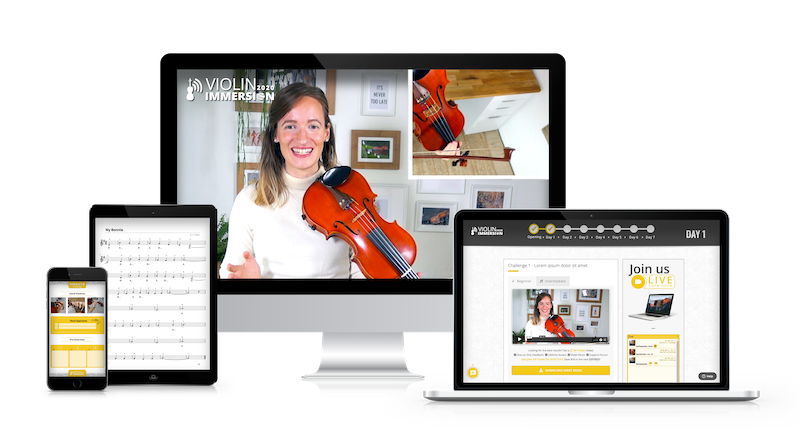 Online Violin Camp - Violin Immersion - get all bonuses